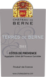 Chateau De Berne Terres Berne Rose 2011 Front Label