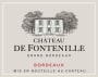 Chateau de Fontenille  2015 Front Label