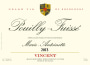 Chateau Fuisse Pouilly-Fuisse Marie Antoinette 2013 Front Label