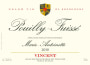 Chateau Fuisse Pouilly-Fuisse Marie Antoinette 2010 Front Label
