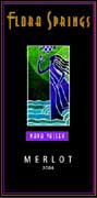 Flora Springs Merlot 2004 Front Label