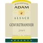 Jean-Baptiste Adam Reserve Gewurztraminer 2005 Front Label