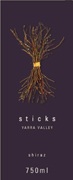 Sticks Shiraz 2003 Front Label