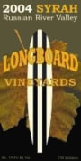 Longboard Russian River Syrah 2004 Front Label
