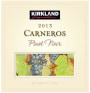 Kirkland Signature Carneros Pinot Noir 2013 Front Label