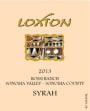 Loxton Rossi Ranch Vineyard Syrah 2013 Front Label