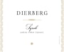 Dierberg Estate Grown Syrah 2006  Front Label