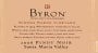Byron Sierra Madre Pinot Noir 2006 Front Label