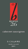 B Cellars Blend 26 Cabernet Sauvignon 2004 Front Label