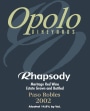 Opolo Rhapsody Red Wine 2002 Front Label