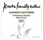 Krutz Family Cellars Stagecoach Vineyard Cabernet Sauvignon 2011 Front Label
