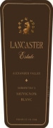 Lancaster Samantha's Sauvignon Blanc 2009 Front Label