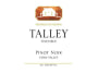 Talley Edna Valley Pinot Noir 2014 Front Label