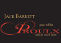 Proulx Wines Jack Barrett 2012  Front Label