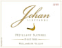 Johan Vineyards Petillant Naturel Pinot Noir 2015 Front Label