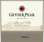 Geyser Peak Alexander Valley Merlot 2015  Front Label