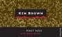 Ken Brown Sta Rita Hills Pinot Noir 2008  Front Label