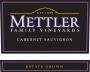 Mettler Family Vineyards Cabernet Sauvignon 2009 Front Label