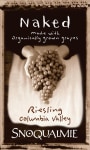 Snoqualmie Naked Riesling 2015 Front Label