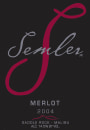 Malibu Wines Semler Merlot 2004 Front Label