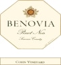 Benovia Cohn Vineyard Pinot Noir 2011 Front Label