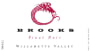 Brooks Willamette Valley Pinot Noir 2008 Front Label
