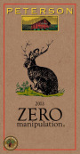 Peterson Zero Manipulation Red 2013 Front Label