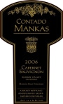 Mankas Hills Vineyards Contado Mankas Cabernet Sauvignon 2006 Front Label