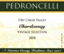 Pedroncelli Vintage Selection Chardonnay 2008  Front Label