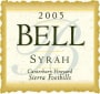 Bell Wine Cellars Canterbury Vineyard Syrah 2005 Front Label