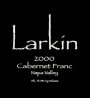 Larkin Wines Cabernet Franc 2000 Front Label
