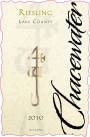 Chacewater Winery Riesling 2010 Front Label