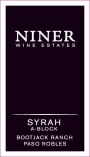 Niner Bootjack Ranch Syrah 2008  Front Label