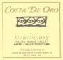 Costa de Oro Gold Coast Vineyard Chardonnay 2014  Front Label