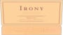 Irony Napa Valley Merlot 2002  Front Label