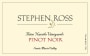 Stephen Ross Bien Nacido Vineyard Pinot Noir 2010  Front Label