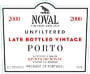 Quinta do Noval Late Bottled Vintage 2000 Front Label