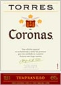 Familia Torres Coronas Tempranillo 2004 Front Label