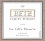 Betz Family Winery La Cote Rousse Syrah 2004 Front Label