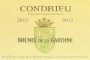 Chateau de La Gardine Brunel de la Gardine Condrieu 2012 Front Label