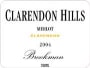 Clarendon Hills Brookman Merlot 2004 Front Label