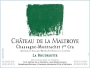 Chateau de la Maltroye Chassagne Montrachet Premier Cru la Boudriotte Rouge 2012 Front Label