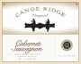 Canoe Ridge Cabernet Sauvignon 2004 Front Label