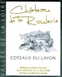 Chateau De La Roulerie Coteaux du Layon 2009 Front Label