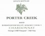 Porter Creek George's Hill Vineyard Chardonnay 2010  Front Label