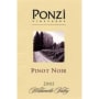 Ponzi Willamette Valley Pinot Noir 2005 Front Label