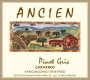 Ancien Wines  Sangiacomo Vineyard Pinot Gris 2015 Front Label