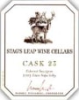 Stag's Leap Wine Cellars Cask 23 Cabernet Sauvignon (half-bottle) 2000 Front Label