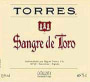 Torres Sangre de Toro 2004 Front Label