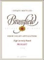 Brassfield Merlot 2004 Front Label